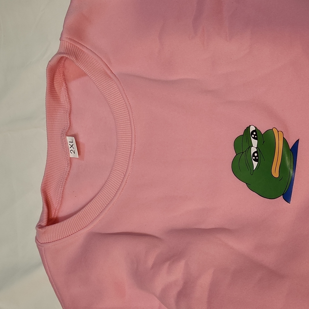 NWOT Pink sweatshirt - Picture 2 of 3